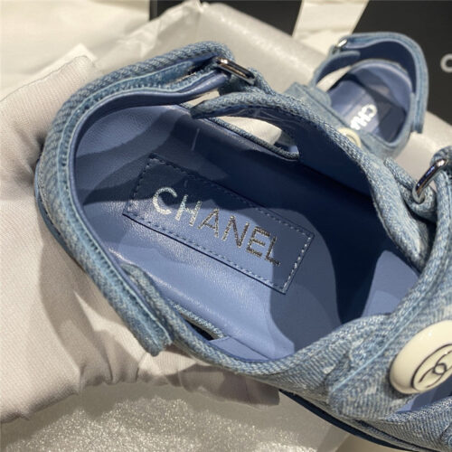 High Quality Luxury Chanel New Velcro Sandals – Style 57766 product detail