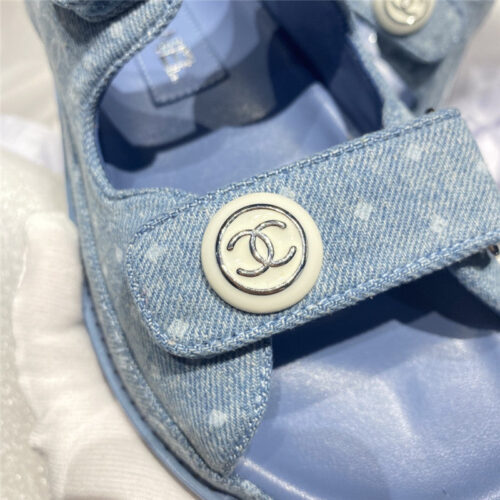 High Quality Luxury Chanel New Velcro Sandals – Style 57766 product detail