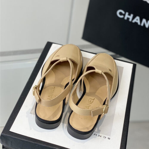 High Quality Luxury Chanel New Classic Preppy Sandals – Style 16198 alternate view