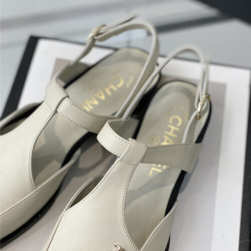 High Quality Luxury Chanel New Classic Preppy Sandals – Style 47270 product detail