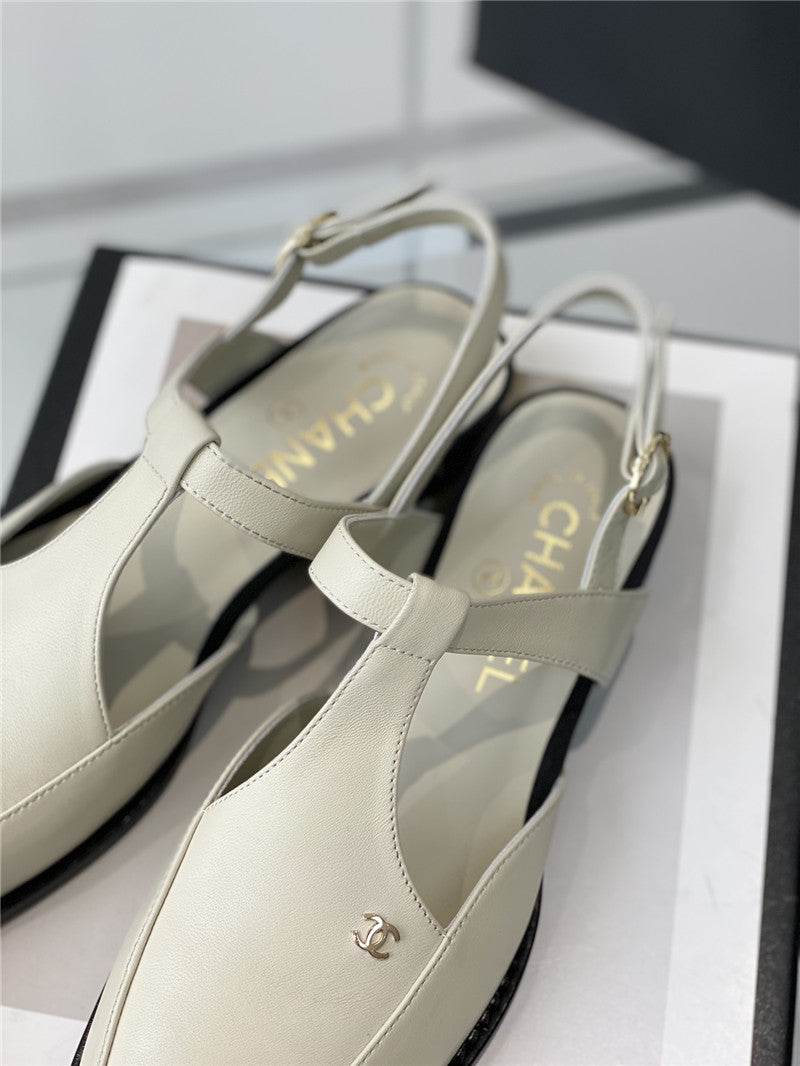 High Quality Luxury Chanel New Classic Preppy Sandals – Style 47270 product detail