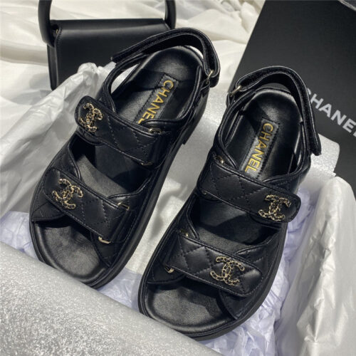 High Quality Luxury Chanel Bow Beach Sandals