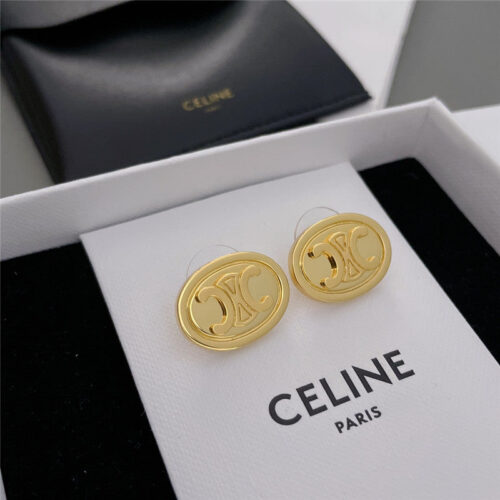 High Quality Luxury Celine Arc De Triomphe Logo Stud Earrings product detail