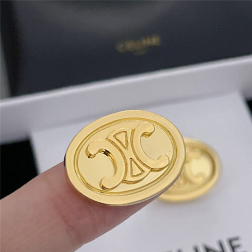 High Quality Luxury Celine Arc De Triomphe Logo Stud Earrings product detail