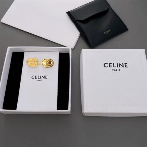 High Quality Luxury Celine Arc De Triomphe Logo Stud Earrings product detail