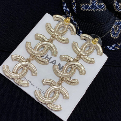 High Quality Luxury Chanel Spring Rainbow 3C Earrings product detail