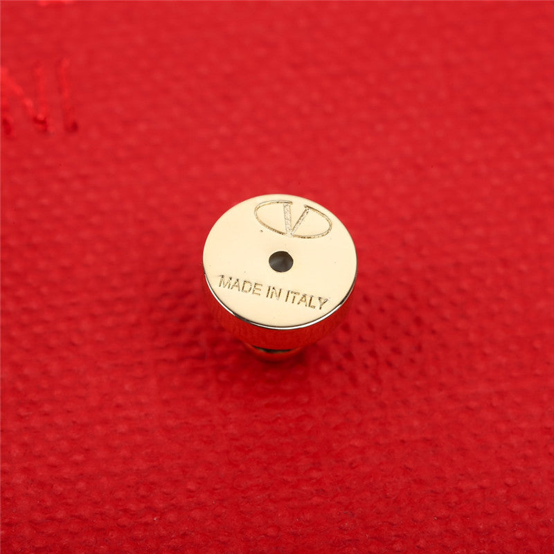 High Quality Luxury Valentino Simple And Elegant Logo Logo Earrings product detail