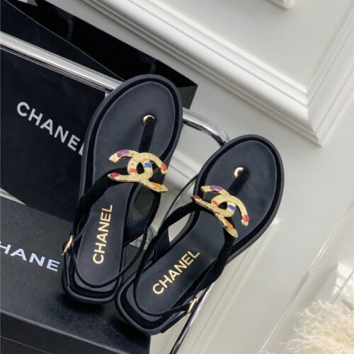 High Quality Luxury Chanel Double C Logo Sandals product detail
