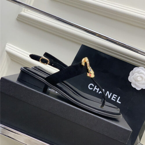 High Quality Luxury Chanel Double C Logo Sandals product detail