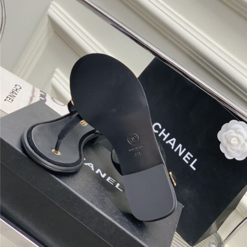 High Quality Luxury Chanel Double C Logo Sandals product detail