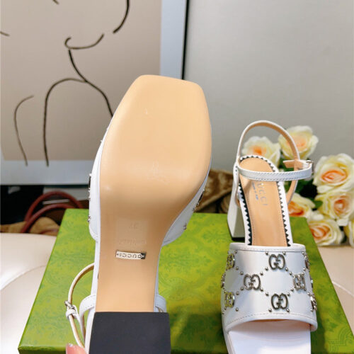 High Quality Luxury Gucci GG Buckle Platform High Heels product detail