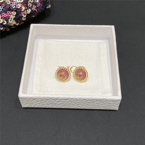High Quality Luxury Dior Swarovski Pearl Earrings product detail