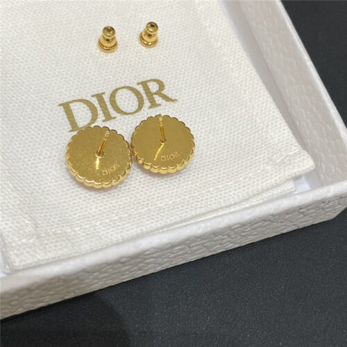 High Quality Luxury Dior Swarovski Pearl Earrings alternate view