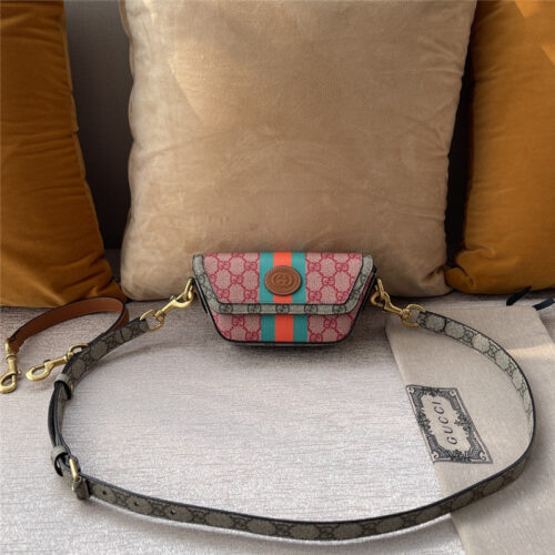 High Quality Luxury Gucci Colored Supreme Canvas Handle Messenger Bag product detail