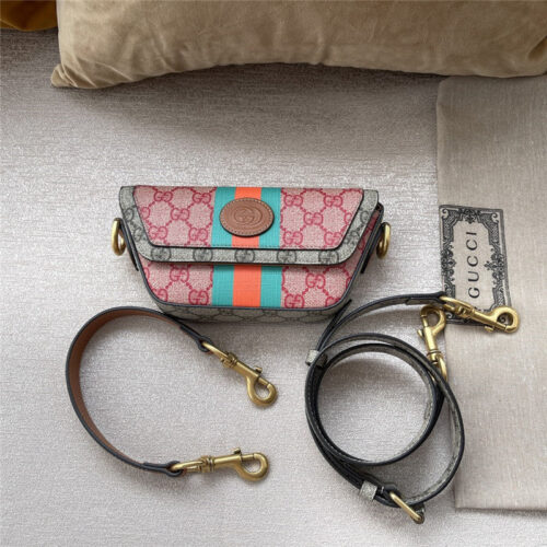High Quality Luxury Gucci Colored Supreme Canvas Handle Messenger Bag product detail