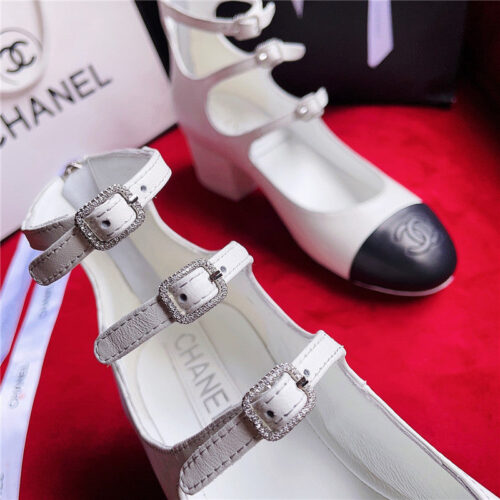 High Quality Luxury Chanel Classic Color Matching Elements Large Logo Shoes – Style 71462 product detail
