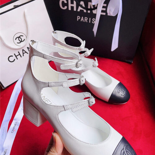 High Quality Luxury Chanel Classic Color Matching Elements Large Logo Shoes – Style 71462 product detail