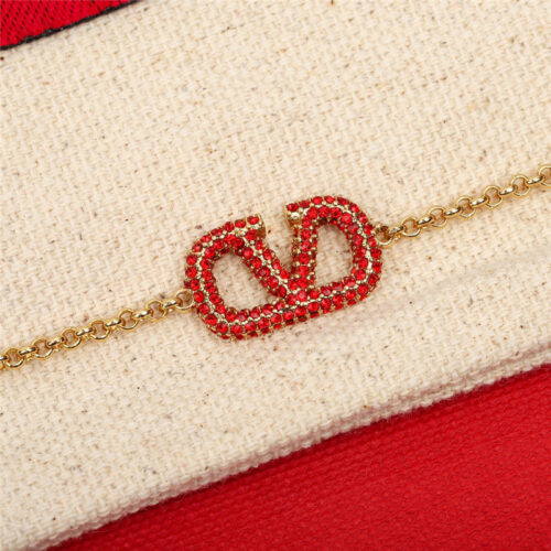 High Quality Luxury Valentino Full Diamond Bracelet – Style 51227 product detail