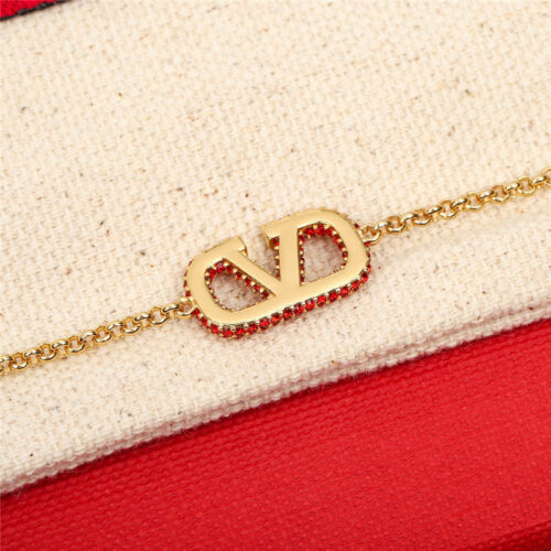 High Quality Luxury Valentino Full Diamond Bracelet – Style 51227 alternate view