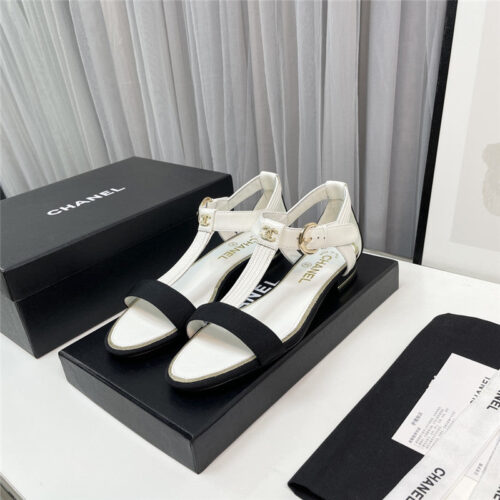 High Quality Luxury Chanel Classic Chain Accessories Sandals