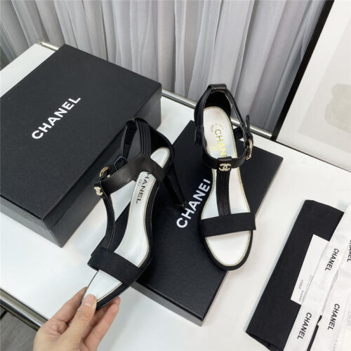 High Quality Luxury Chanel Classic Chain Accessories Sandals – Style 77158 alternate view