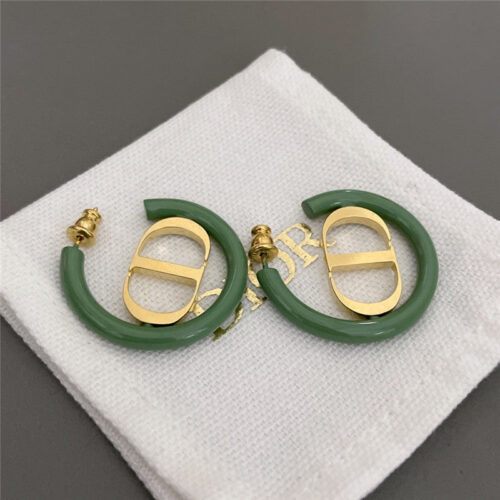 High Quality Luxury Dior Cd Logo Metal Stud Earrings product detail