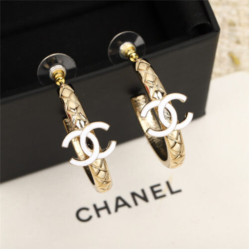 High Quality Luxury Chanel Lozenge Earrings