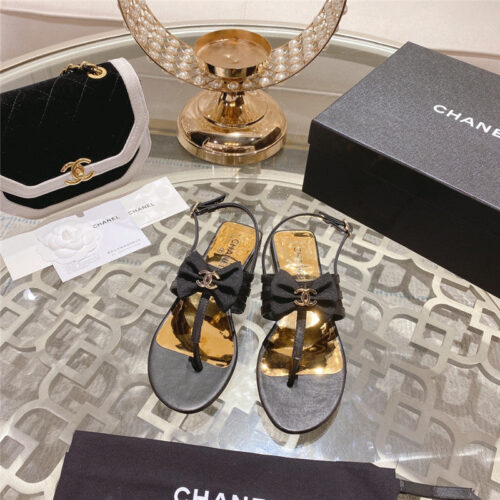 High Quality Luxury Chanel New Bow Series Sandals product detail