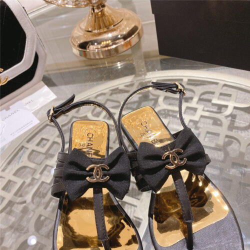 High Quality Luxury Chanel New Bow Series Sandals product detail