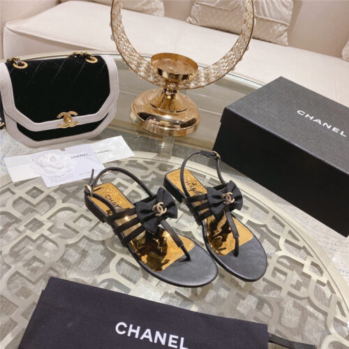 High Quality Luxury Chanel New Bow Series Sandals product detail