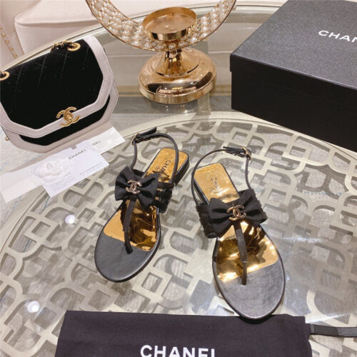 High Quality Luxury Chanel New Bow Series Sandals product detail