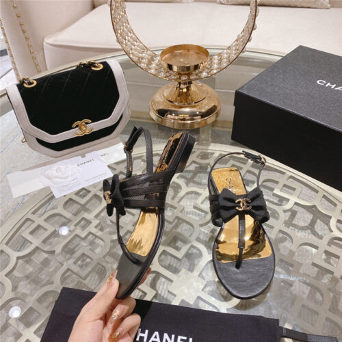 High Quality Luxury Chanel New Bow Series Sandals product detail