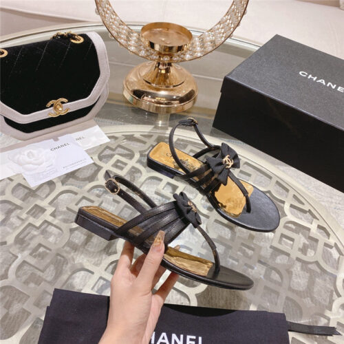 High Quality Luxury Chanel New Bow Series Sandals alternate view