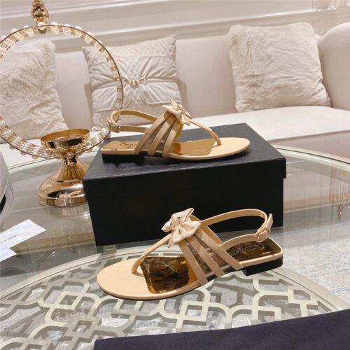 High Quality Luxury Chanel New Bow Series Sandals – Style 28134 product detail