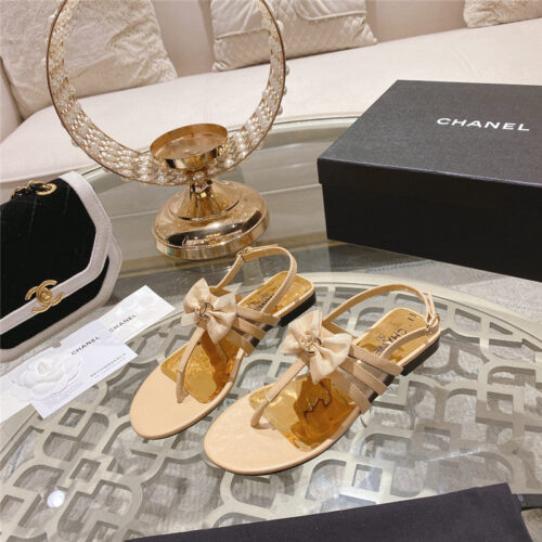 High Quality Luxury Chanel New Bow Series Sandals – Style 28134