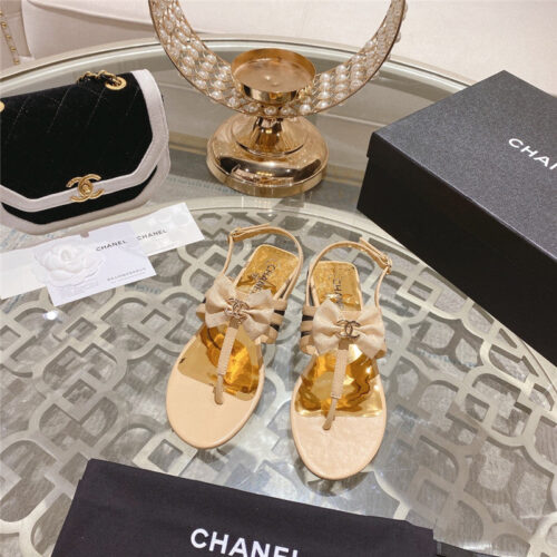 High Quality Luxury Chanel New Bow Series Sandals – Style 28134 product detail