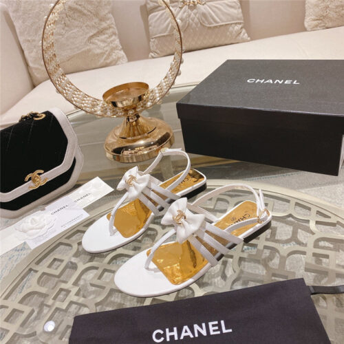 High Quality Luxury Chanel New Bow Series Sandals – Style 93670
