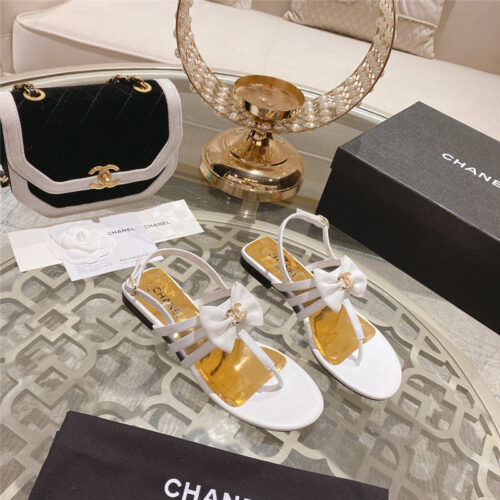 High Quality Luxury Chanel New Bow Series Sandals – Style 93670 product detail