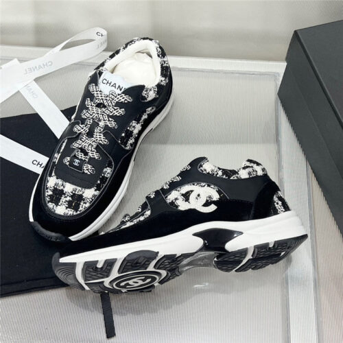 High Quality Luxury Chanel Patchwork Casual Sneakers alternate view