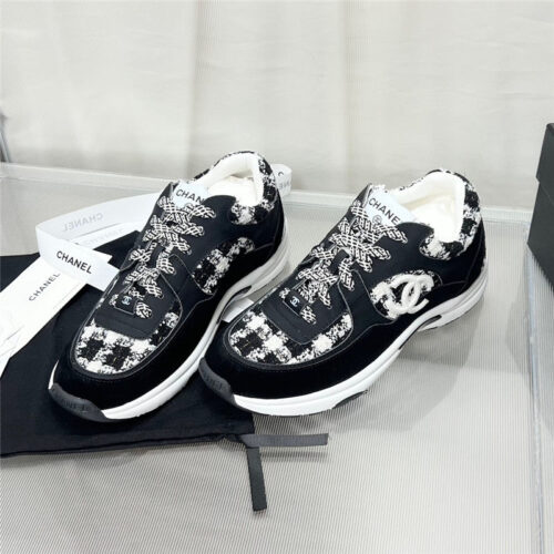High Quality Luxury Chanel Patchwork Casual Sneakers product detail