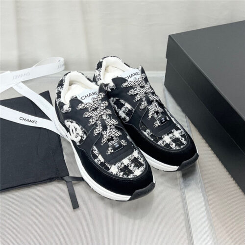 High Quality Luxury Chanel Patchwork Casual Sneakers