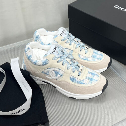 High Quality Luxury Chanel Patchwork Casual Sneakers – Style 59398