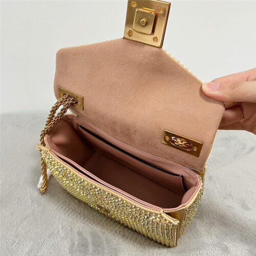 High Quality Luxury Valentino One Stud Crystal Micro Bag product detail