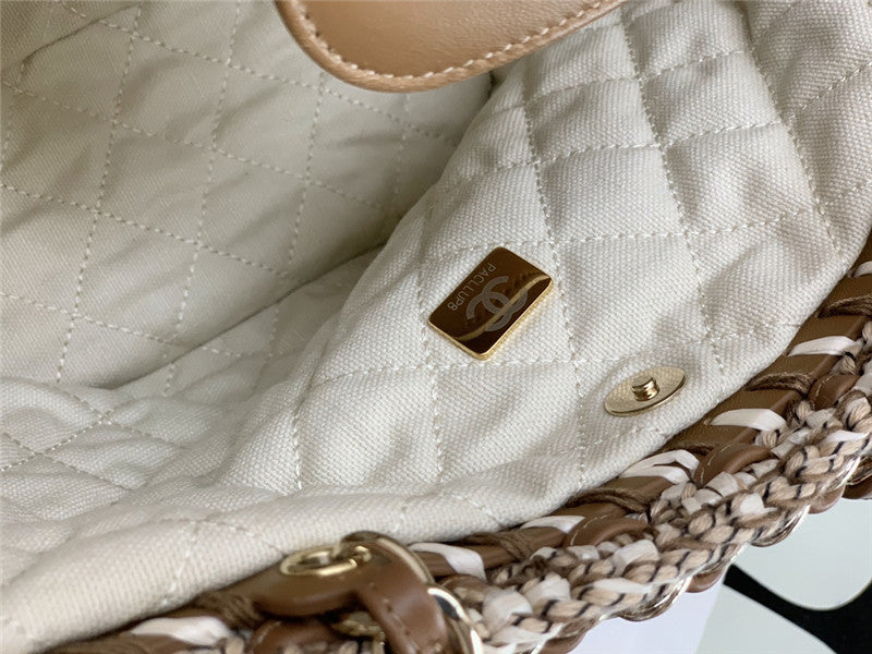 High Quality Luxury Chanel Straw Bag – Style 48289 product detail