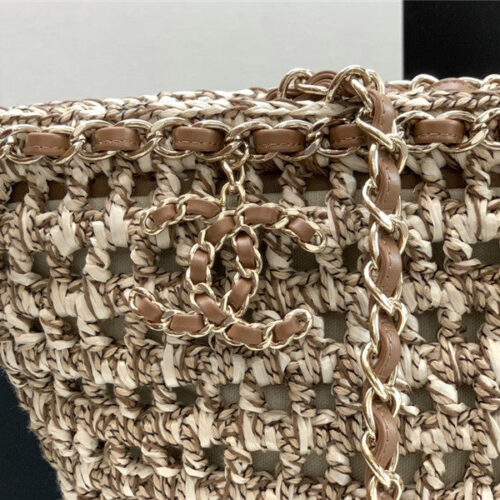 High Quality Luxury Chanel Straw Bag – Style 48289 product detail