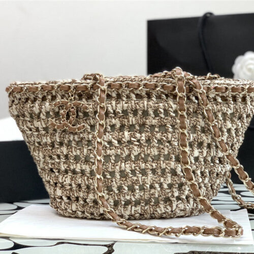 High Quality Luxury Chanel Straw Bag – Style 48289 product detail
