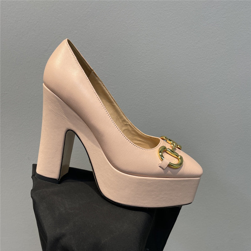 High Quality Luxury Gucci Platform High Heels – Style 60499 product detail