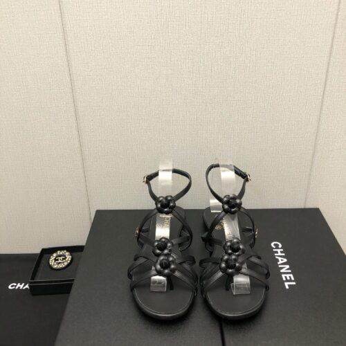 High Quality Luxury Chanel Classic Chain Accessories Flower Sandals – Style 49478 product detail