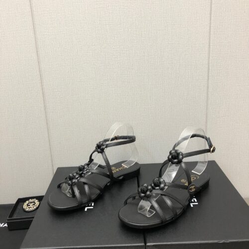 High Quality Luxury Chanel Classic Chain Accessories Flower Sandals – Style 49478 product detail