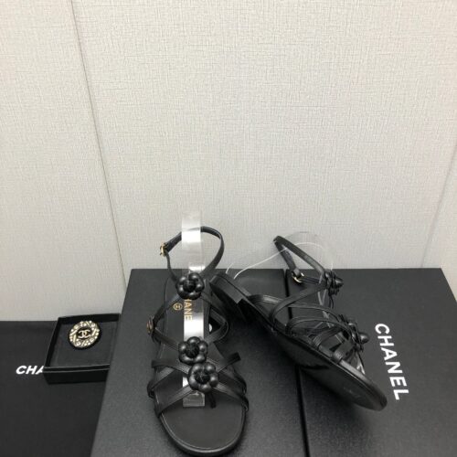 High Quality Luxury Chanel Classic Chain Accessories Flower Sandals – Style 49478 product detail